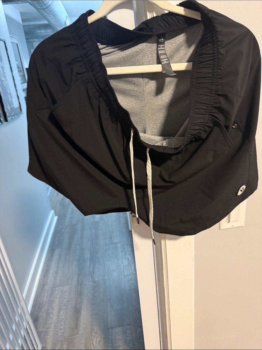 Vuori Black Men’s Athletic Shorts with Drawstring